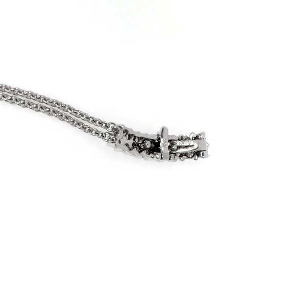 18k Gold 1.00ct White Fancy Yellow Diamond Pendant - Picture 6 of 6